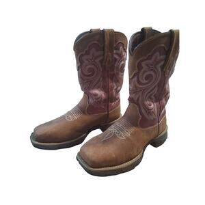 Durango Lady Rebel Western Cowgirl Leather Boots Women's size‎ 6M Rodeo Country